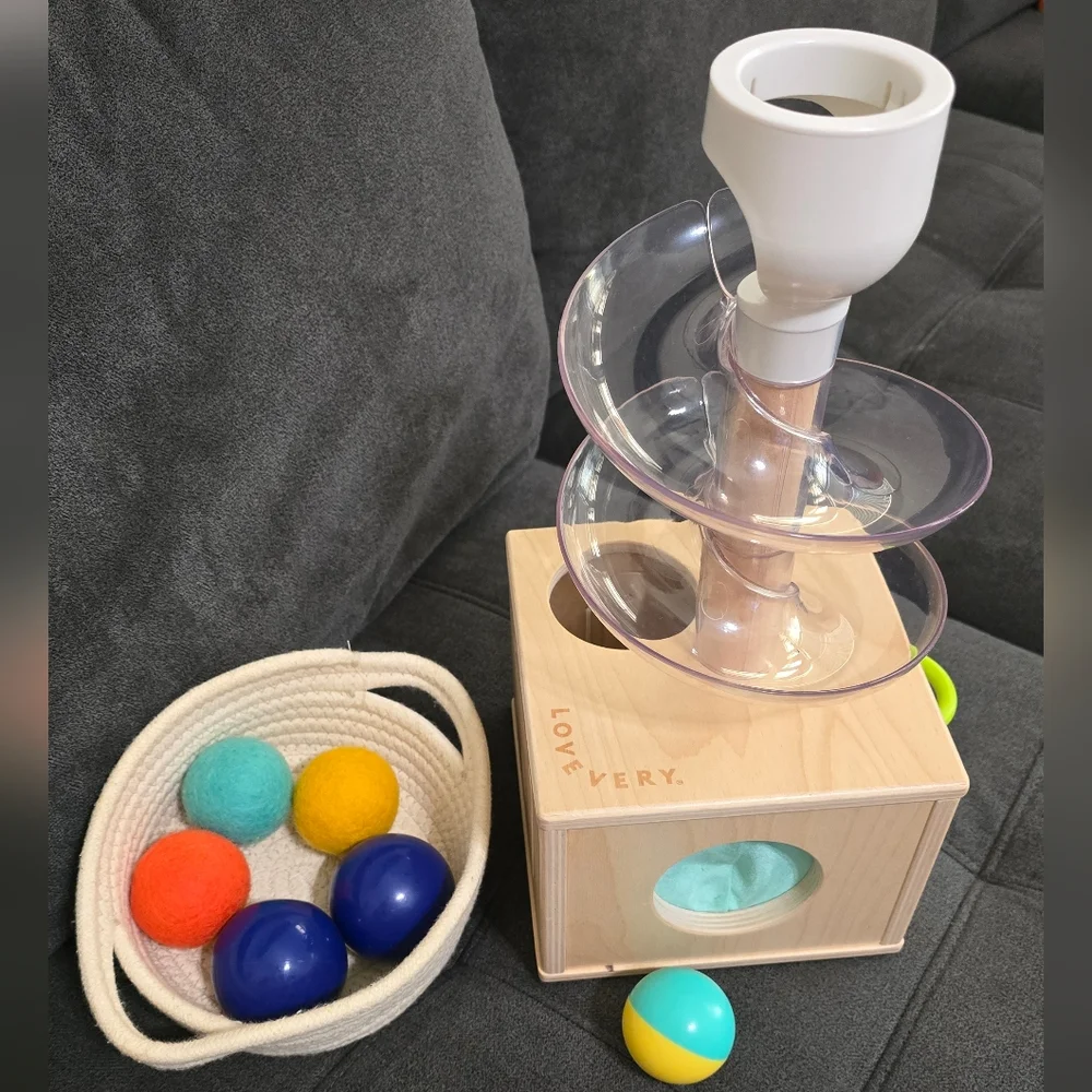 LovEvery Spiral Ball Drop Toy with Colorful Balls - Picture 4 of 4